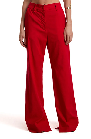 STRAIGHT PANTS WITH SPLIT AT THE BAR