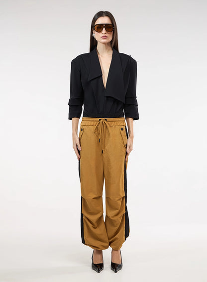 Two-Tone Jogger Pants