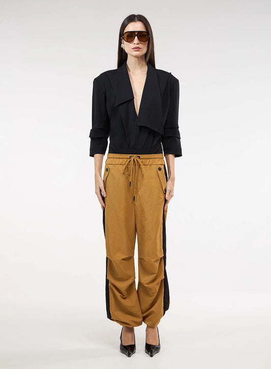 Two-Tone Jogger Pants