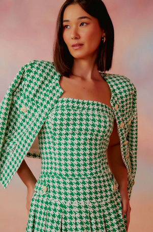 PIED COQ FRESH TWEED DRESS