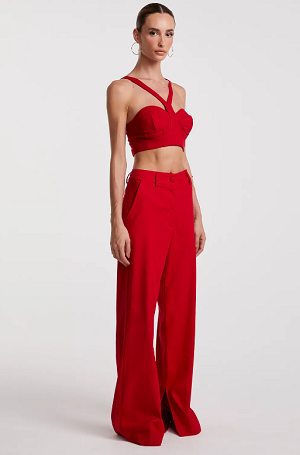 CROPPED BUST STITCHING STRAP