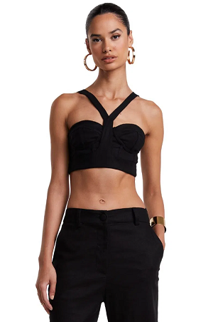 CROPPED BUST STITCHING STRAP