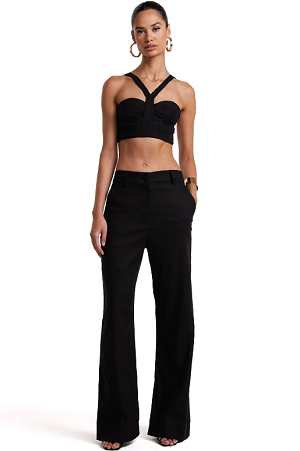 CROPPED BUST STITCHING STRAP