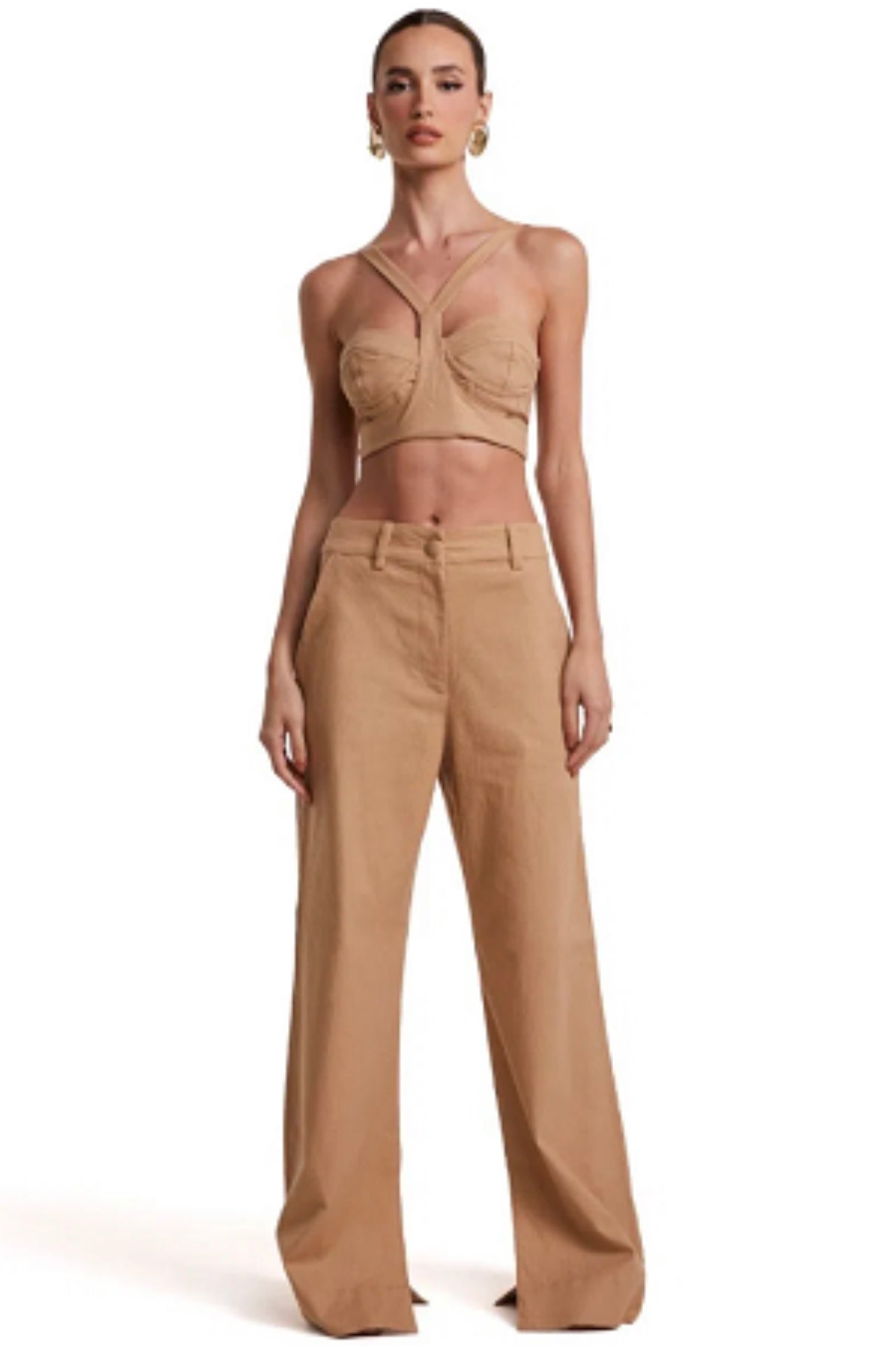 CROPPED BUST STITCHING STRAP