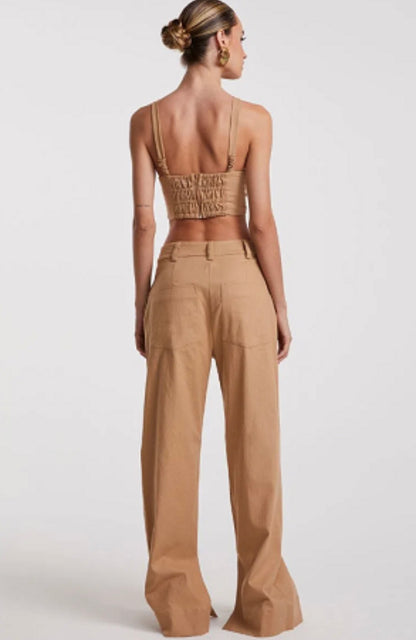 CROPPED BUST STITCHING STRAP