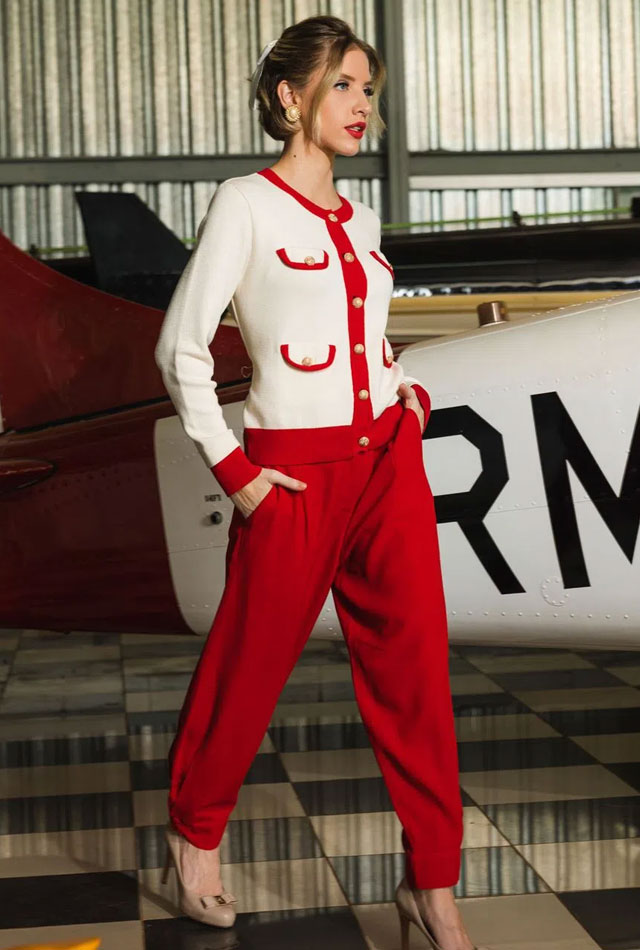 PANTS ISA RED