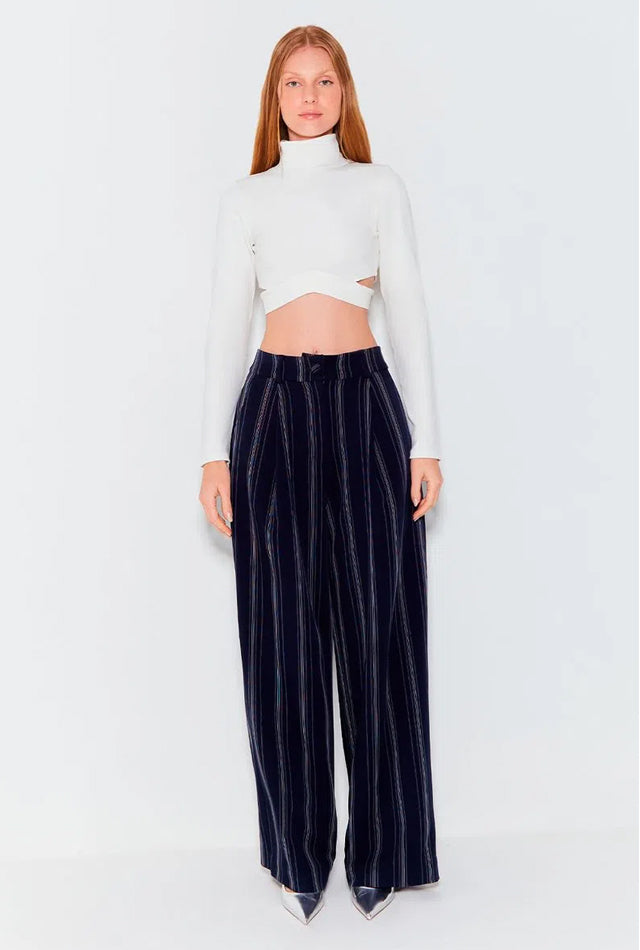 STRIPED PANTALON PANTS