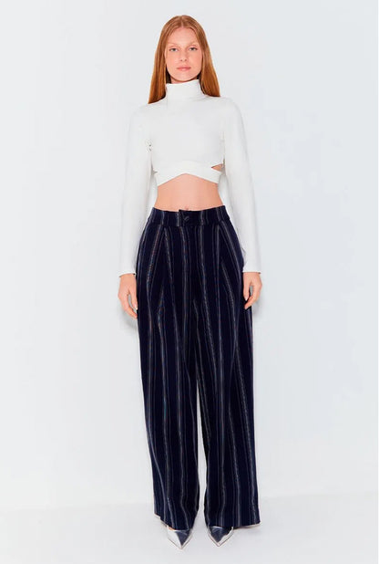 STRIPED PANTALON PANTS