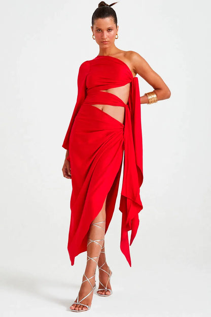 Opulent Brazilian Denny Midi Dress by ZEN