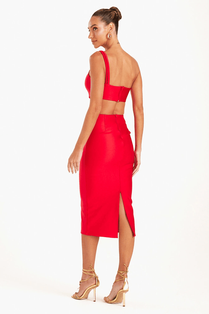 Premium Quality Iris Midi Sculpt Dress by ZEN