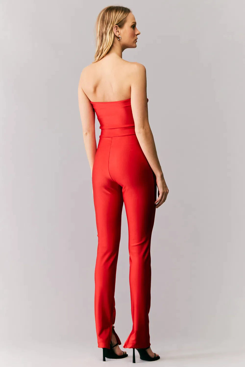 Stunning Brazilian Adriele Strapless Sculpt Jumpsuit by Zen, Women Greasy Costume