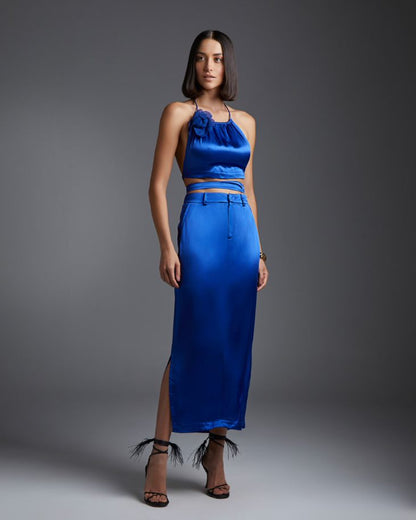 Stunning Brazilian Blue  Luna Top by IORANE, Perfect for all body types