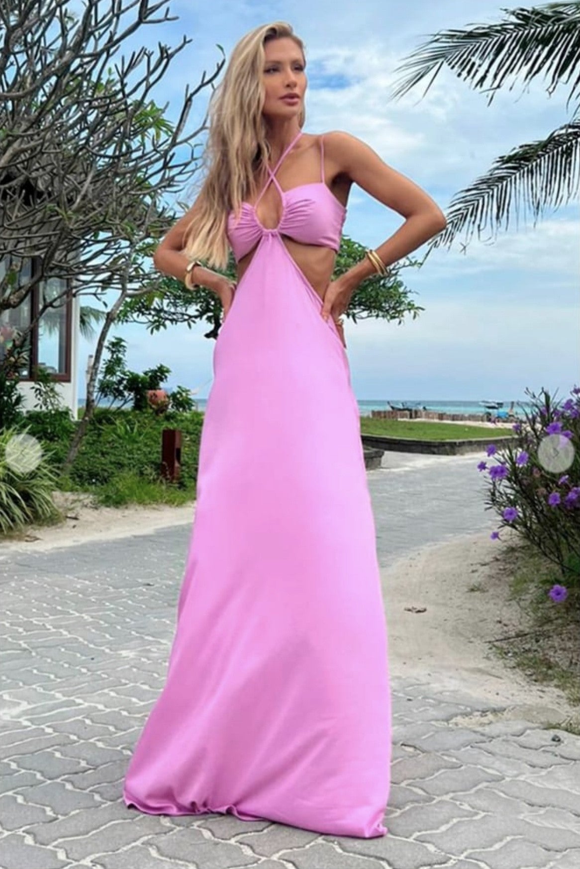 Outstanding Lara Long Dress by Zen, Another name for Grace and Elegance.